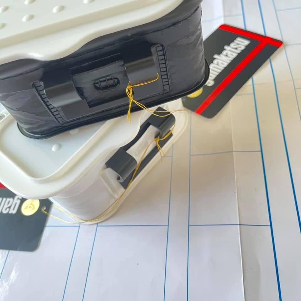 gamakatsu GM-2519 南極蝦盒 蟲餌盒 活餌盒 誘餌桶專用 誘餌盒 磯釣 黑色 白色 現貨-細節圖2