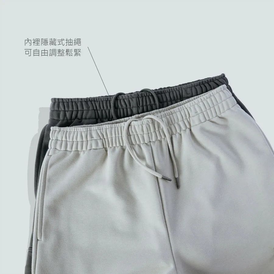 #140 台灣製 極厚磅 寬鬆 大口袋縮口棉褲-細節圖3