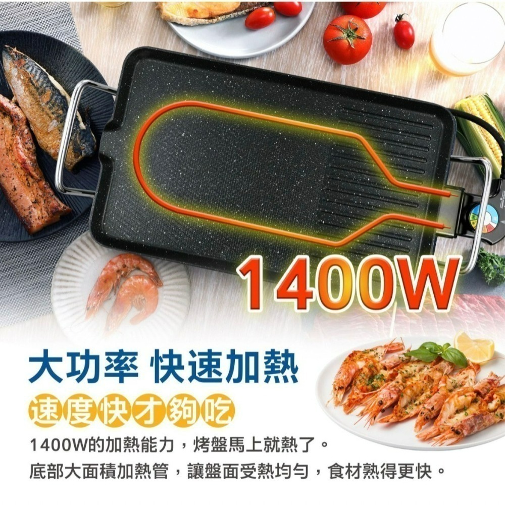 現貨公司貨保固✨【大家源 BBQ油切燒烤盤 TCY-371603】贈防燙碗 電烤盤 燒烤 烤盤 SGS檢驗合格 中秋-細節圖6