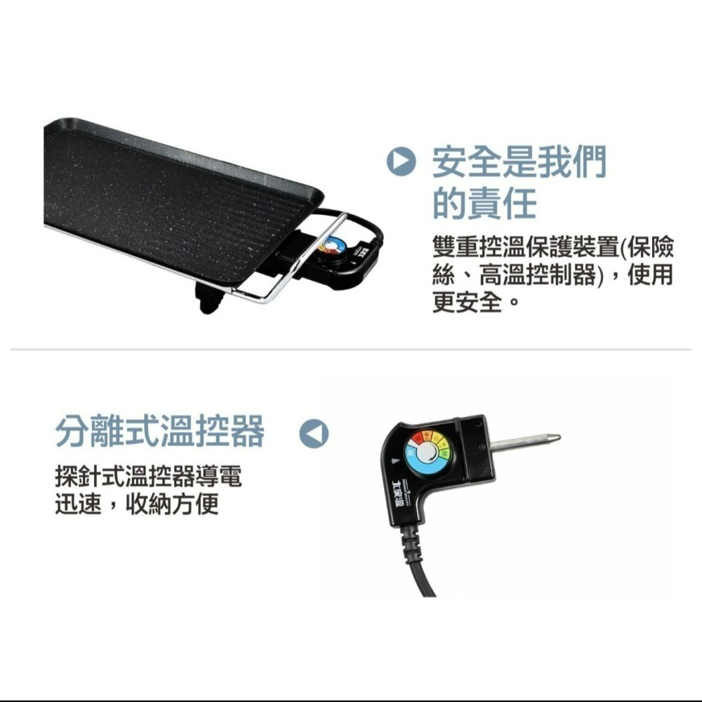 現貨公司貨保固✨【大家源 BBQ油切燒烤盤 TCY-371603】贈防燙碗 電烤盤 燒烤 烤盤 SGS檢驗合格 中秋-細節圖10