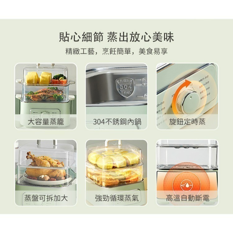 現貨公司貨保固✨【SONGEN 松井 多功能 雙層蒸煮鍋 SG-1011MS】蒸鍋 電鍋 美食鍋 電煮鍋 料理鍋-細節圖2