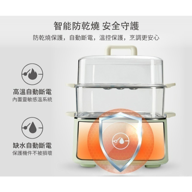 現貨公司貨保固【SONGEN 松井 多功能 雙層蒸煮鍋 SG-1011MS】蒸鍋 電鍋 美食鍋 電煮鍋 料理鍋-細節圖9