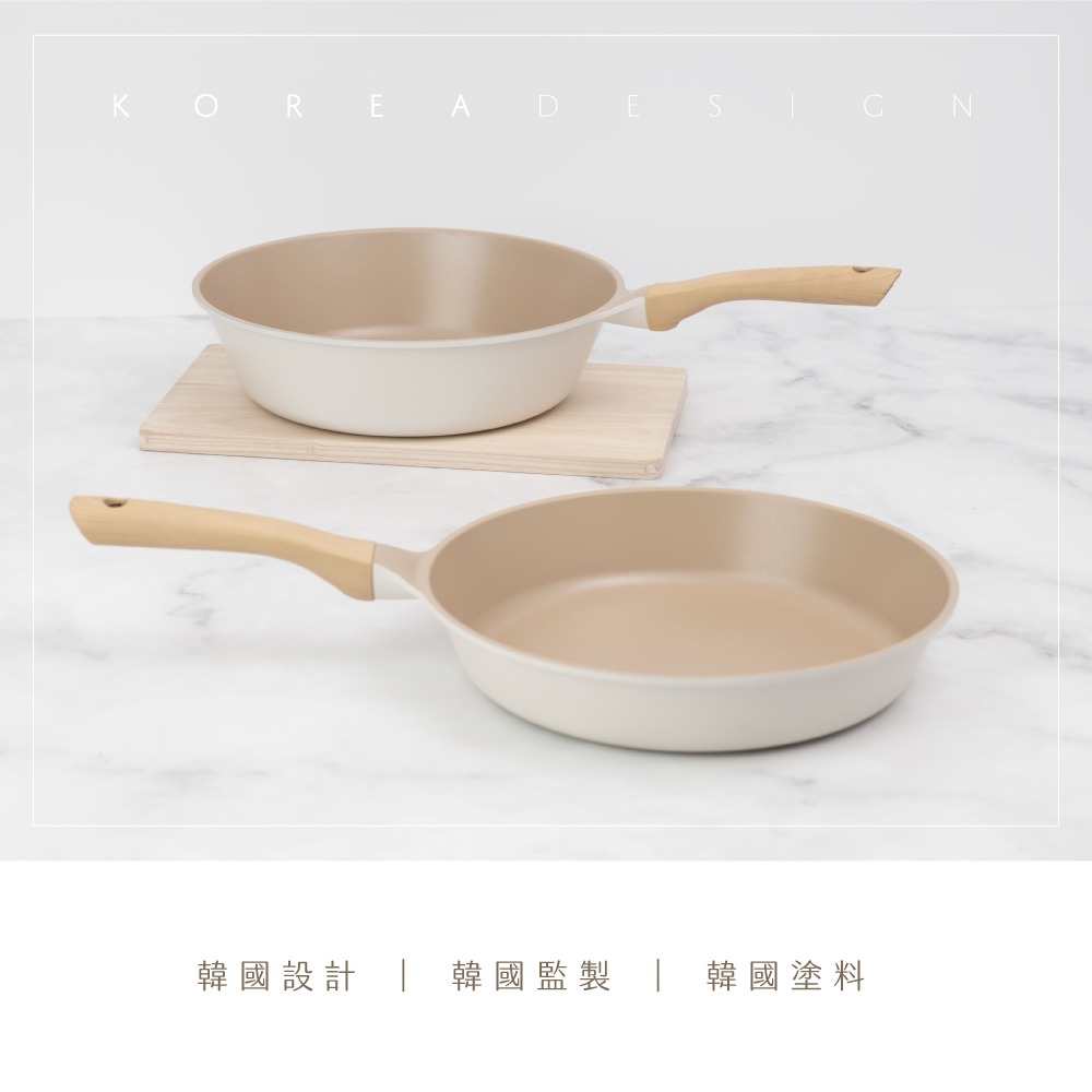 現貨全新公司貨【KINYO Penna 輕量鑄造不沾炒鍋 30cm PO-2350】無毒 韓國 不沾鍋 平底鍋 炒鍋-細節圖2