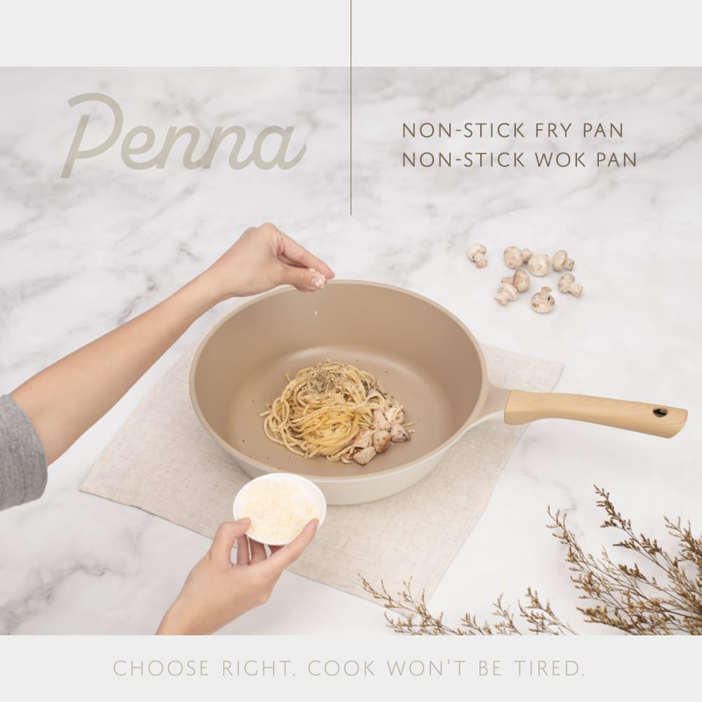 現貨全新公司貨【KINYO Penna 輕量鑄造不沾炒鍋 30cm PO-2350】無毒 韓國 不沾鍋 平底鍋 炒鍋-細節圖3