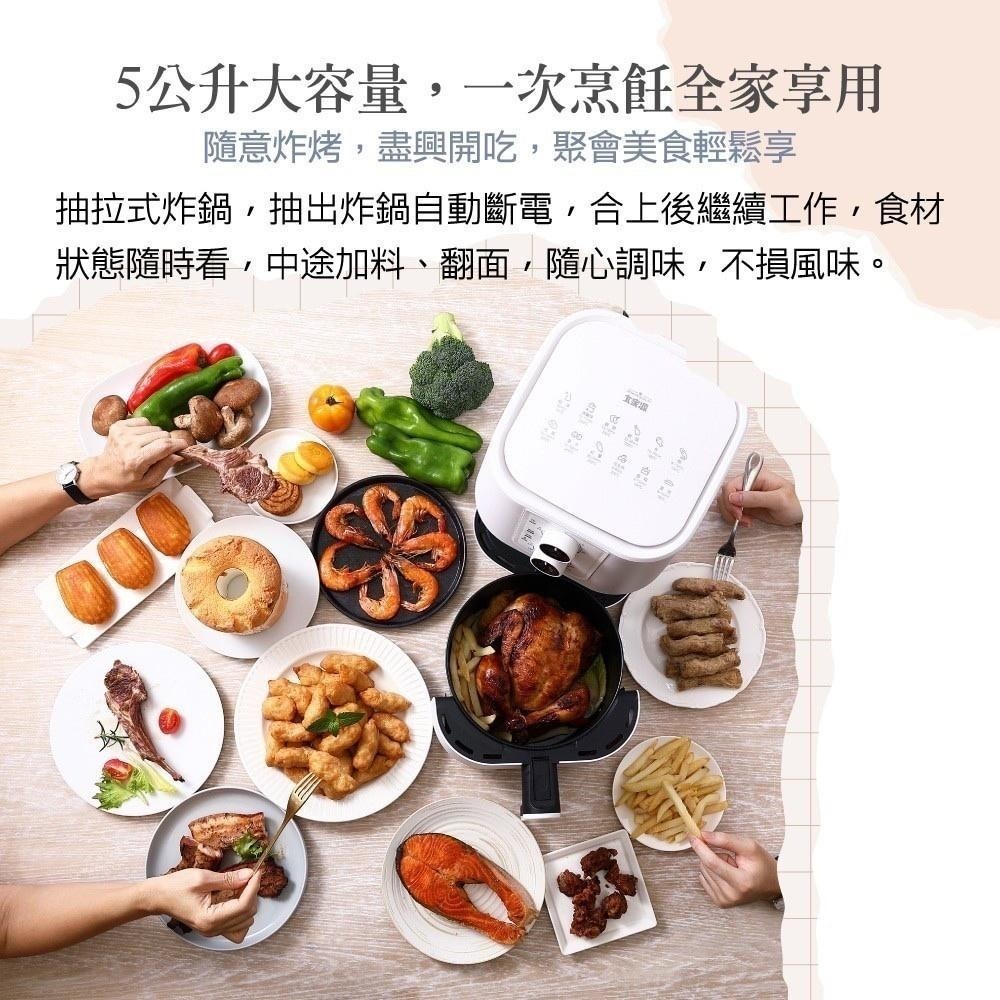 現貨公司貨保固✨【大家源 美味油切氣炸鍋 5公升  TCY-725002】機械式 日系 美型 大容量 公司貨-細節圖4