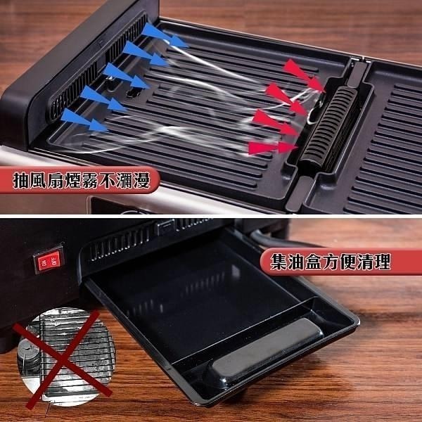 現貨免運公司貨保固✨【TELEFUNKEN 德律風根 不沾無煙雙烤盤 LT-BBQ2028】燒烤 烤盤 電烤盤-細節圖4