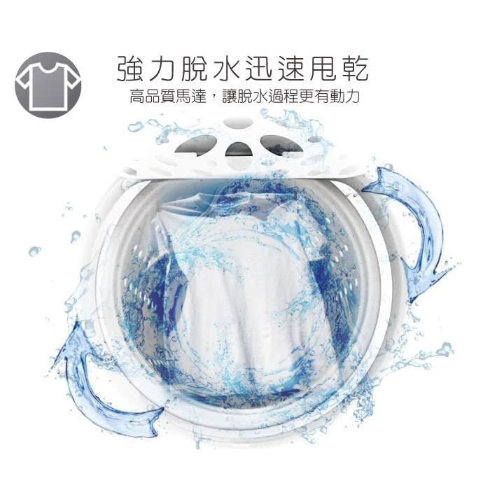 免運公司貨保固✨原廠直送【MAYLINK美菱 7kg 高速脫水機 ZW-T56】脫水 租屋 宿舍 衣物脫水 脫水機-細節圖5