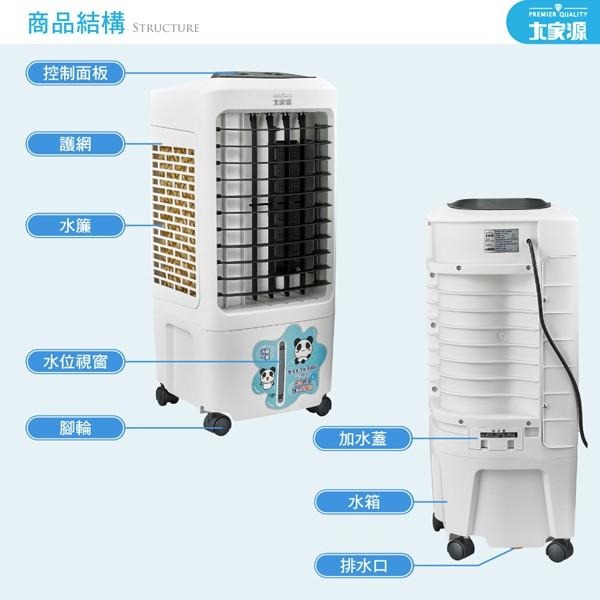 原廠直送🏆【大家源 酷涼水冷冰涼扇8L TCY-890801】冰涼扇 水冷扇 小坪數 公司貨附發票-細節圖7