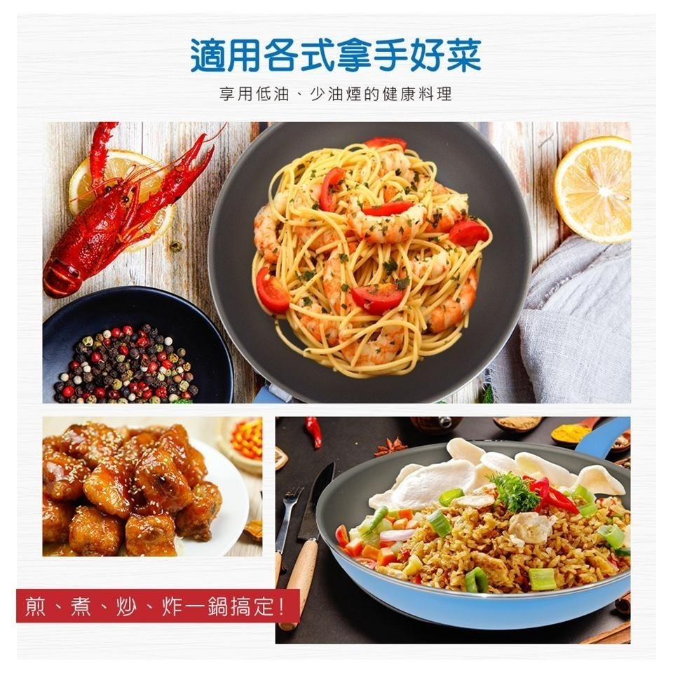 原廠公司貨🏆【SILWA西華 ICOOK PLUS 不沾炒鍋(含蓋) 32CM】炒鍋 平底鍋 不沾鍋-細節圖3