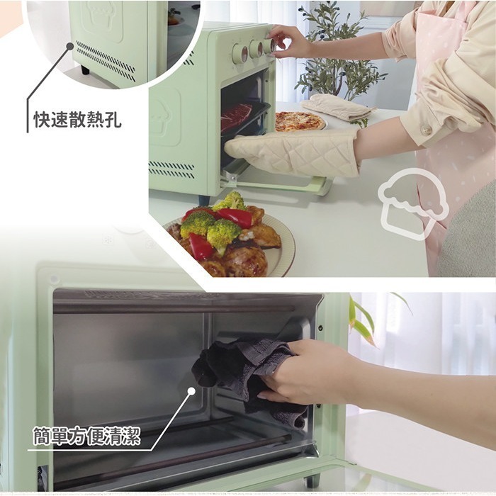 現貨免運公司貨保固✨【ikiiki 伊崎 日式氣炸烤箱 IK-OT3207】附食譜 電烤箱 乾果 點心 烘焙 氣炸烤箱-細節圖10