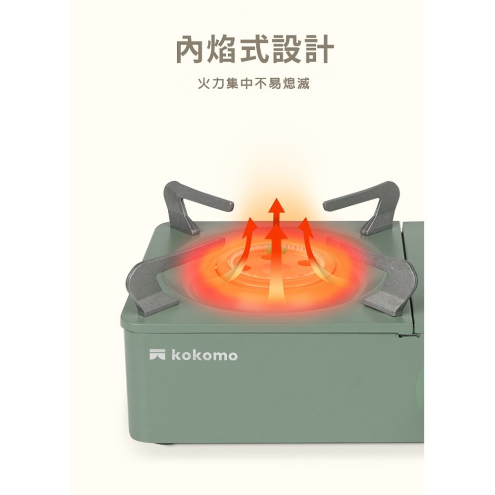 現貨公司貨保固✨【kokomo 便攜美型卡式爐 KM-205】附盒 迷你瓦斯爐 卡式爐 防風 露營 戶外-細節圖4