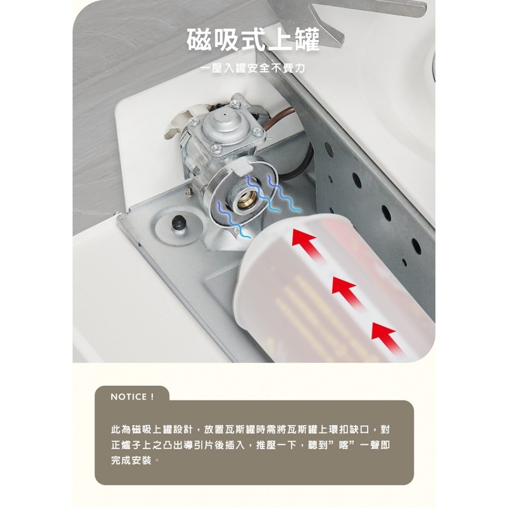 現貨公司貨保固✨【kokomo 便攜美型卡式爐 KM-205】附盒 迷你瓦斯爐 卡式爐 防風 露營 戶外-細節圖5