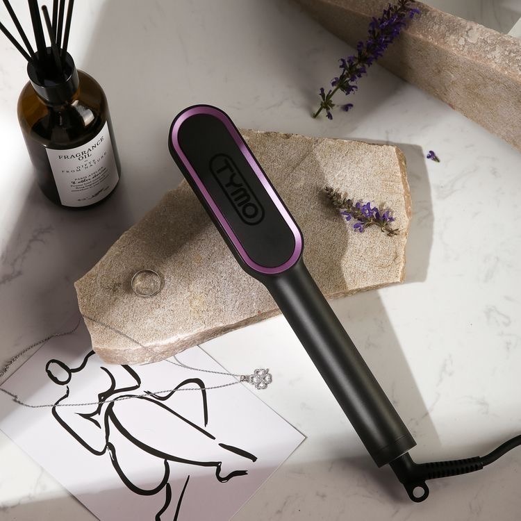 公司貨保固免運✨【TYMO RING直髮梳 造型梳 HC100】造型梳 懶人直髮器 離子梳 電子梳 防燙-細節圖8