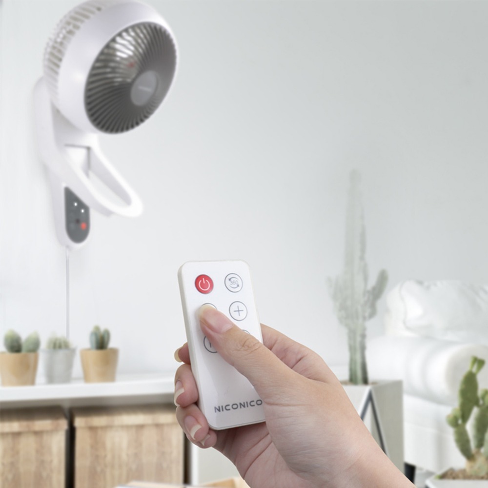 現貨免運公司貨保固✨【NICONICO 360°微電腦9吋遙控循環壁扇 NI-EW935】壁掛扇 循環扇 附遙控器-細節圖4
