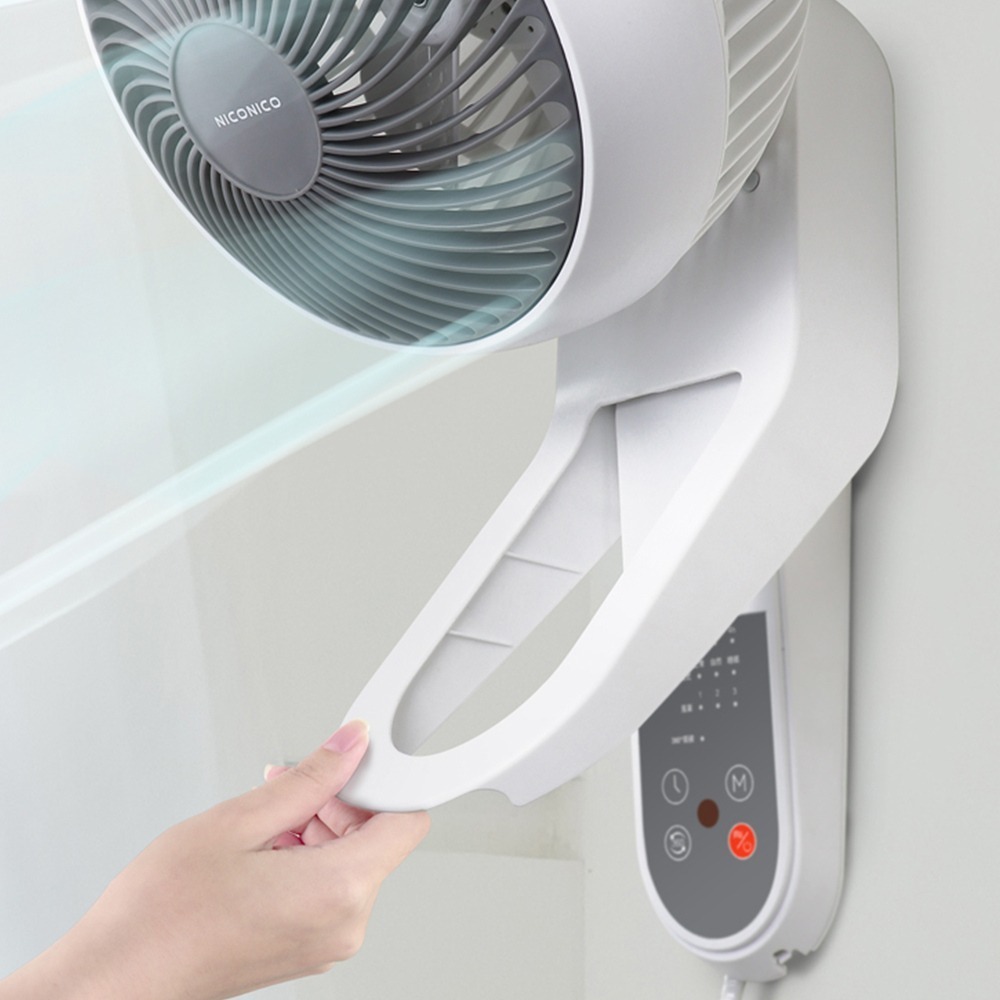 現貨免運公司貨保固✨【NICONICO 360°微電腦9吋遙控循環壁扇 NI-EW935】壁掛扇 循環扇 附遙控器-細節圖5