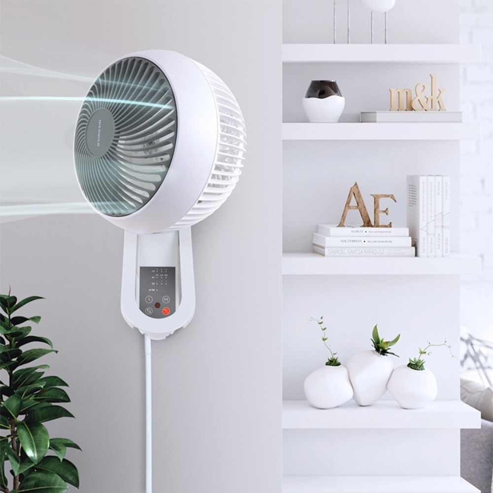 現貨免運公司貨保固✨【NICONICO 360°微電腦9吋遙控循環壁扇 NI-EW935】壁掛扇 循環扇 附遙控器-細節圖6