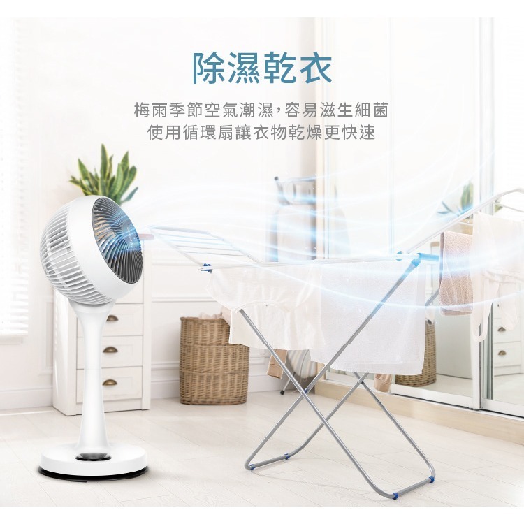 現貨免運公司貨保固✨【NICONICO 小白循環扇-二代遙控版 NI-GS1120】循環扇 電風扇 風扇 立扇 遙控-細節圖7