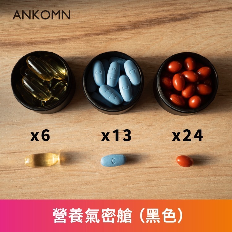現貨公司貨附發票✨【ANKOMN 營養氣密艙｜保健品分裝盒】藥盒 分裝盒 防潮藥盒 密封藥盒 保健食品 維他命-細節圖8