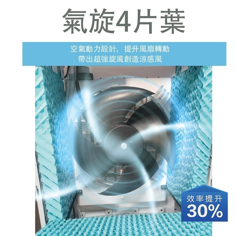 現貨公司貨保固✨贈冰晶罐 【Kolin歌林 30公升水冷扇 KF-XK3095】製冷 定時 睡眠風 三面紙簾 耐用-細節圖7