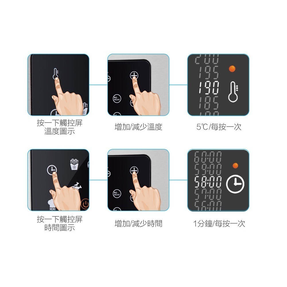 現貨免運全新保固【Glolux 健康陶瓷智能氣炸鍋 7.5L AF-7501】GLX6001AF 升級 認證│質感家電-細節圖11