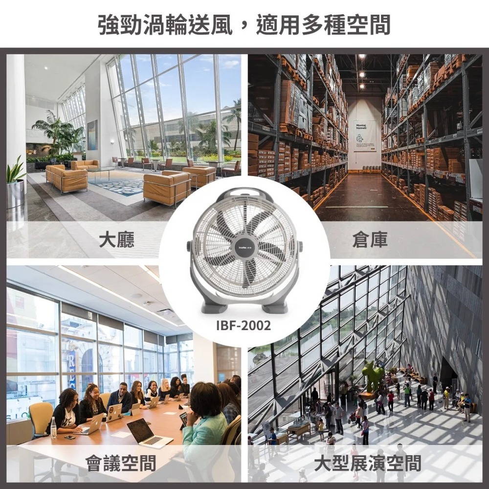 現貨公司貨保固✨【Imaflex伊瑪  20吋循環扇 IBF-2002】同LT-CF2206 2024年製造 機械式-細節圖5