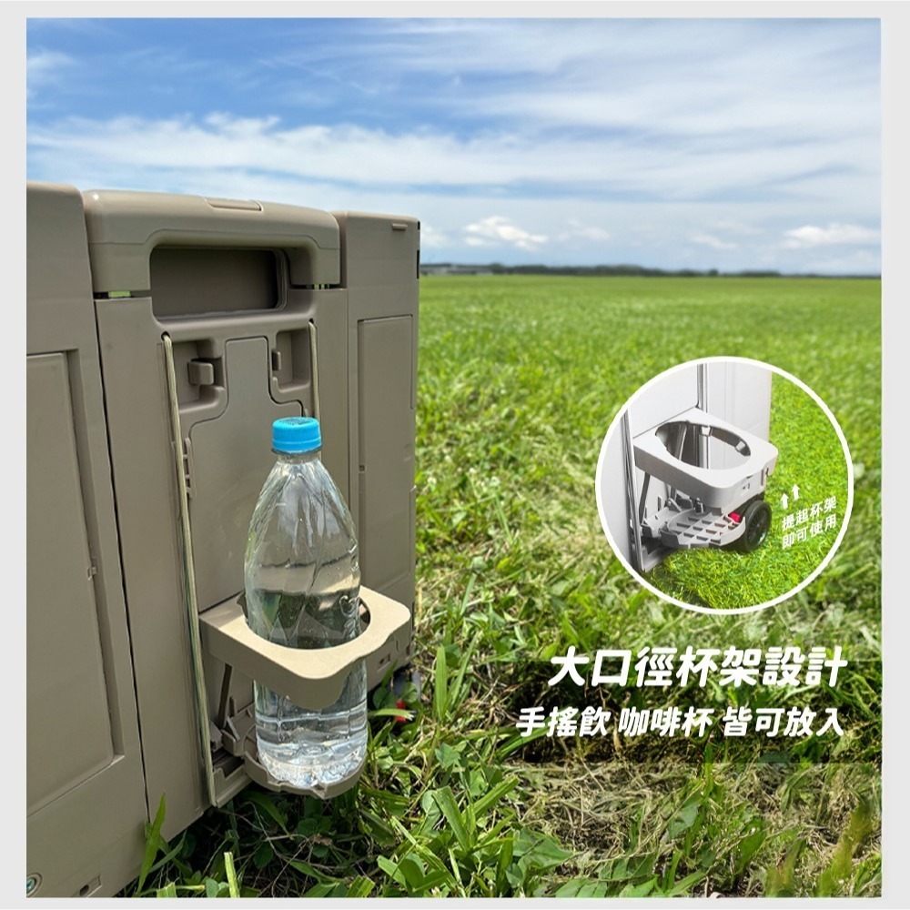 公司貨保固✨免運✨【igrass 多功能折疊都市推車 IGS049】戶外 萬向輪 折疊購物車 折疊推車 收納車 手拉車-細節圖5