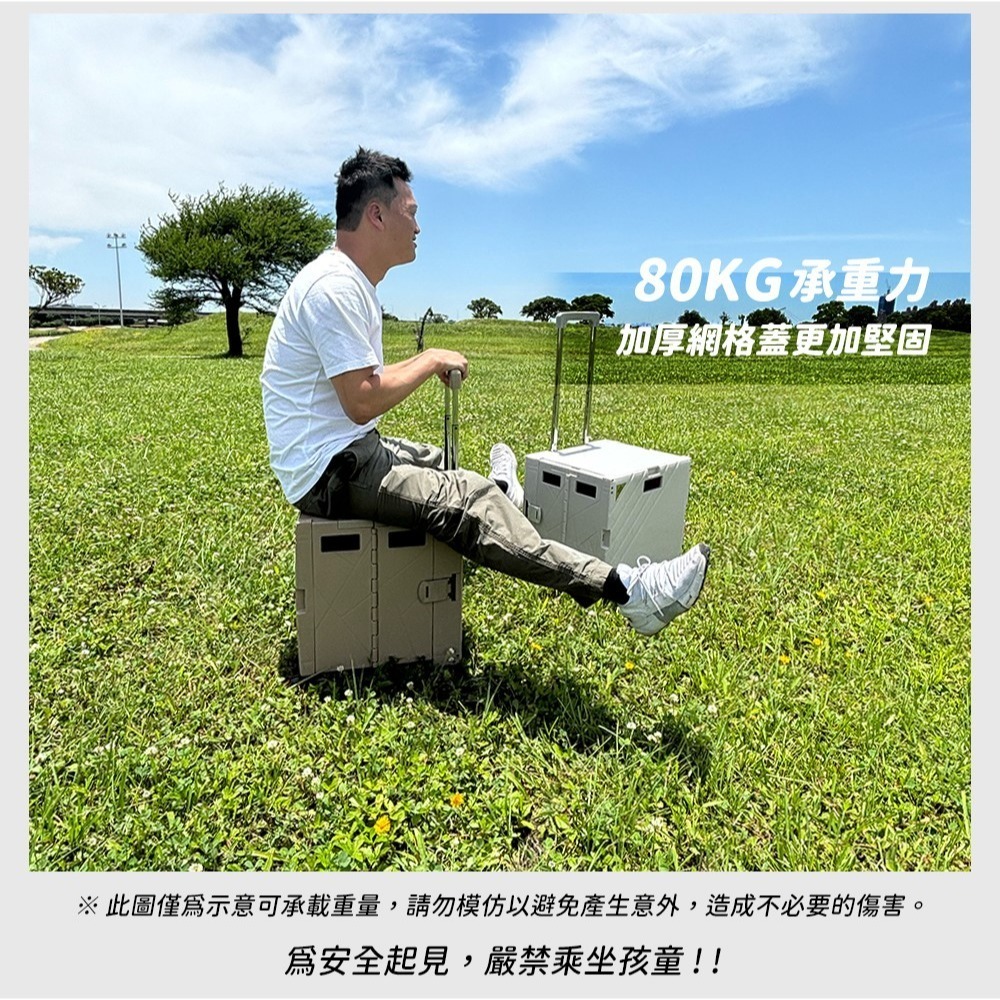 公司貨保固✨免運✨【igrass 多功能折疊都市推車 IGS049】戶外 萬向輪 折疊購物車 折疊推車 收納車 手拉車-細節圖7