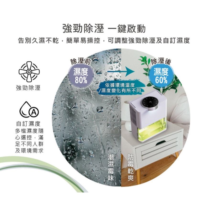 公司貨保固免運✨【SONGEN松井 除溼淨化雙效除濕機 清淨機 SG-S28KD】空氣清淨 負離子 抗菌燈 定時 觸控-細節圖5