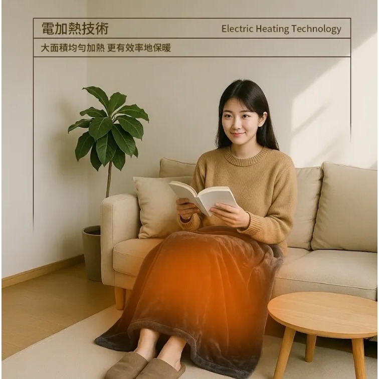 現貨公司貨保固✨【igrass 加熱披肩毛毯 IGS060】電暖毯 披肩毯 披肩電熱毯 電熱披肩 懶人毯 電熱毯 加熱毯-細節圖3