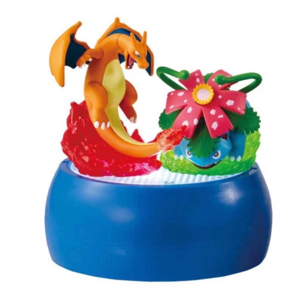 🔺全新未拆🔺日本寶可夢發光大扭蛋 超夢與夢幻 皮卡丘與路卡利歐 噴火龍與妙蛙花 發光戰鬥系列 寶可夢環保轉蛋-細節圖2