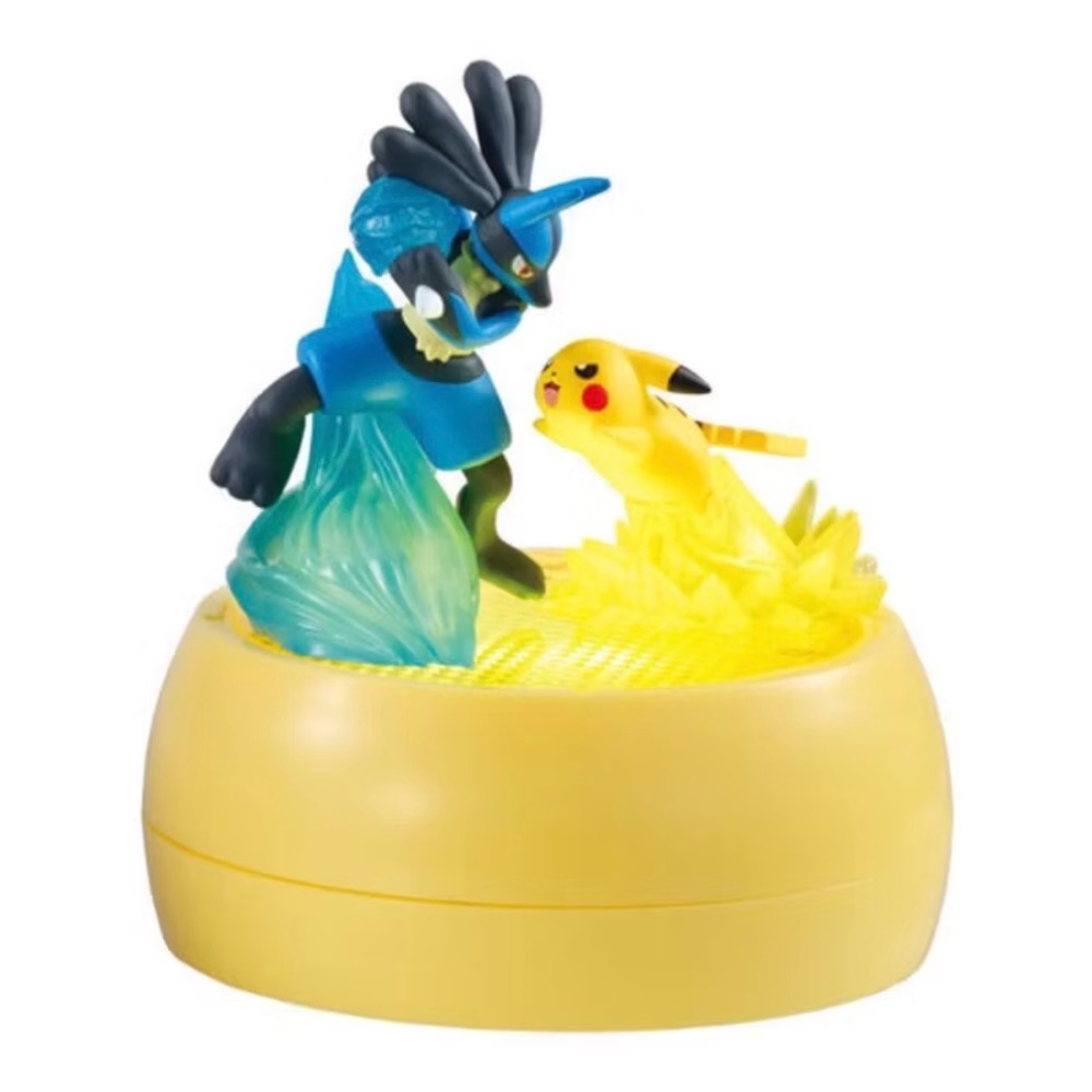 🔺全新未拆🔺日本寶可夢發光大扭蛋 超夢與夢幻 皮卡丘與路卡利歐 噴火龍與妙蛙花 發光戰鬥系列 寶可夢環保轉蛋-規格圖3