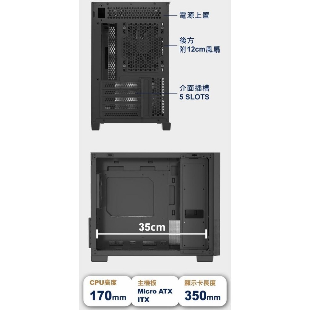 ~協明 Infinite MEMPHIS 機殼 網狀面板 顯卡350mm 塔散170mm-細節圖6