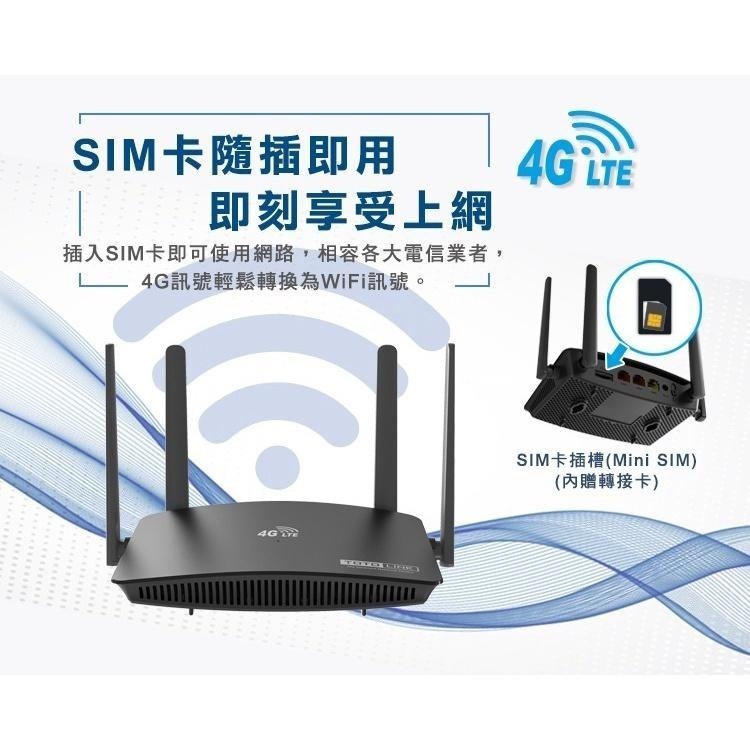 ~協明~ TOTOLINK LR350 4G LTE行動上網分享器 wifi分享器 支援SIM卡 USB供電隨插隨用-細節圖3