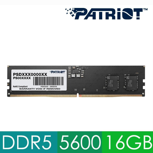 ~協明~ Patriot 美商博帝 DDR5 5600 16GB 32GB 桌上型記憶體 全新終身保固