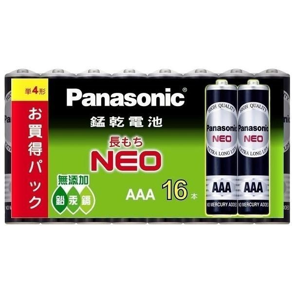 ~協明~ Panasonic 國際牌 錳乾電池 3號 4號 16入-規格圖1