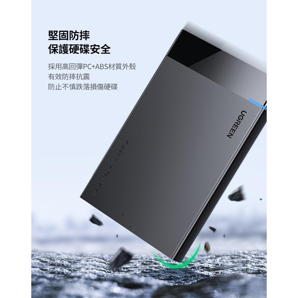 ~協明~ 綠聯2.5吋硬碟外接盒 免工具安裝 USB Type-C/USB-A二合一版 60735-細節圖5