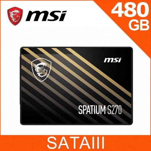 ~協明~ MSI微星 SPATIUM S270 480GB SATA 2.5 SSD 全新五年保固