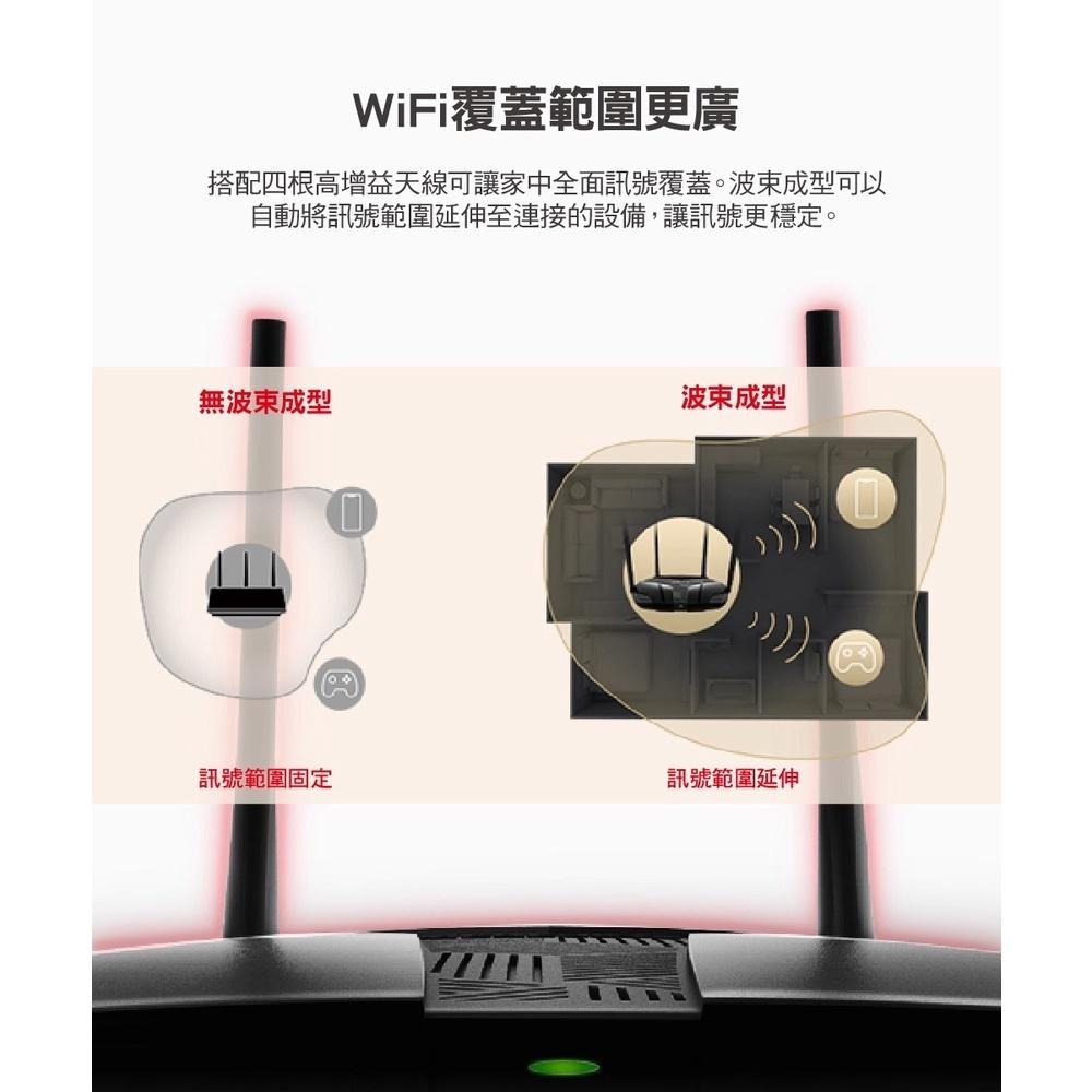 ~協明~ Mercusys水星網路 MR80X AX3000 Gigabit 雙頻 WiFi 6 無線網路路由器-細節圖7