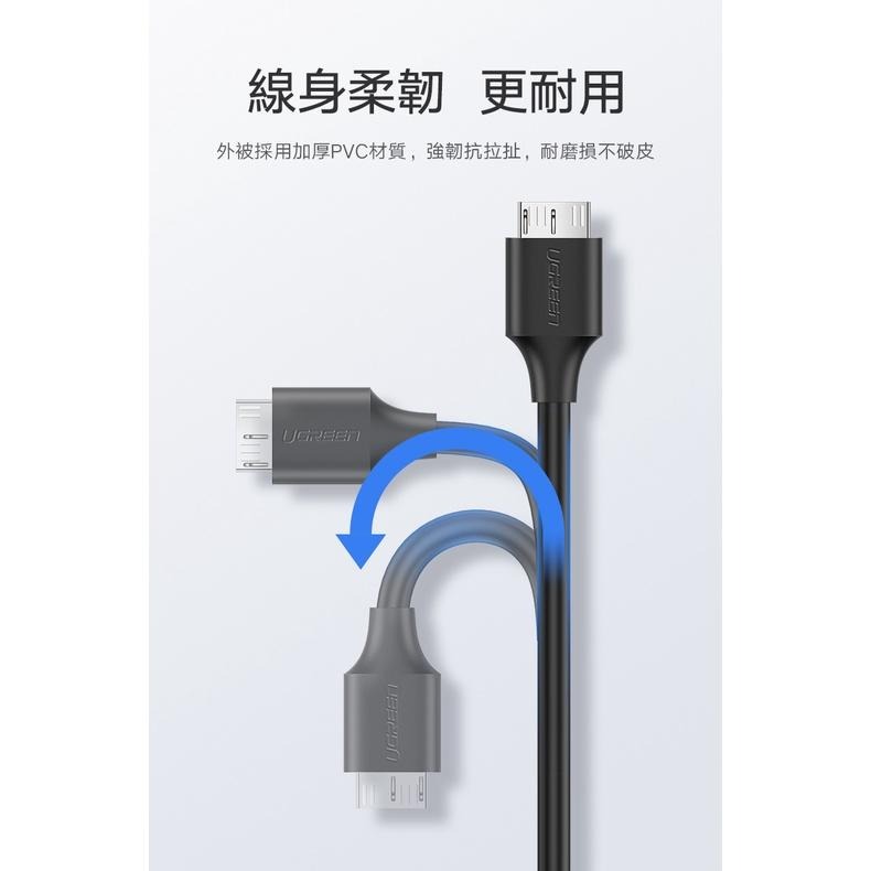 ~協明~ 綠聯 USB Type-C轉Micro USB3.0傳輸線 1公尺 20103-細節圖2