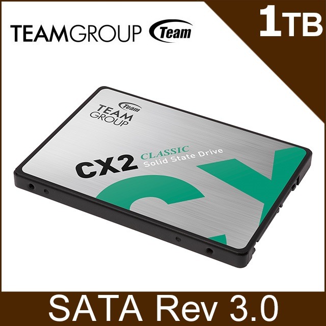 ~協明~ TEAM 十銓 CX2 256GB 512GB 1TB 2.5吋 SATAIII SSD 硬碟 全新三年保固-規格圖3