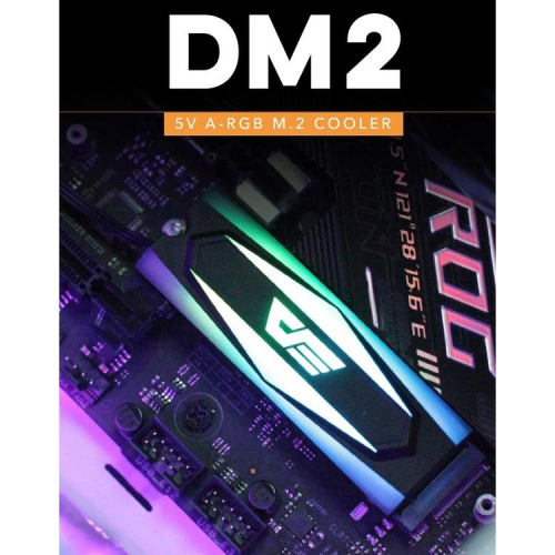 ~協明~ darkFlash DM2 M.2 2280 SSD散熱片 5V A-RGB 固態硬盤