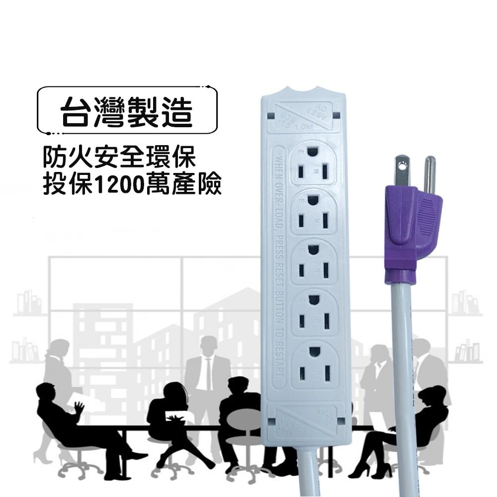 ~協明~ 10孔15A 新安規插座 1.8M / 15A安培 1650W 適用各式家電、OA事務機器-細節圖2