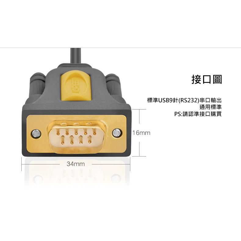 ~協明~ 綠聯 2M 3M USB to RS-232訊號轉換器 / 台灣PL2303雙芯片 20222 20223-細節圖7