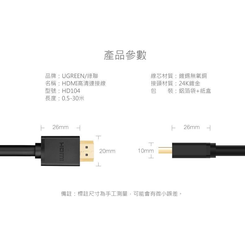 ~協明~ 綠聯 1M HDMI2.0傳輸線高品質24K鍍金接頭 無殘影抗干擾 TMDS核心技術 10106-細節圖9