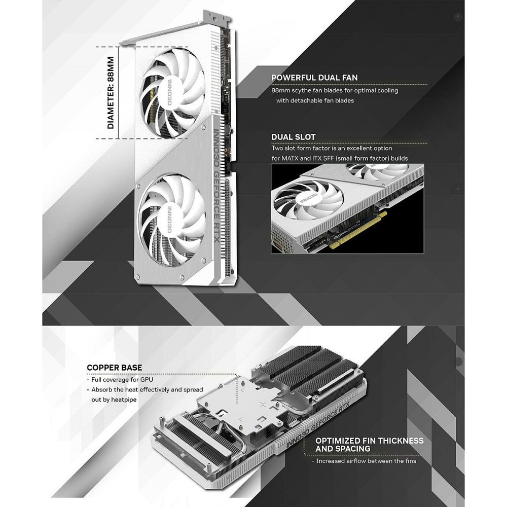 ~協明~ INNO3D RTX 4060 Ti 8GB TWIN X2 顯示卡 雙風扇設計 全新註冊四年保固-細節圖5