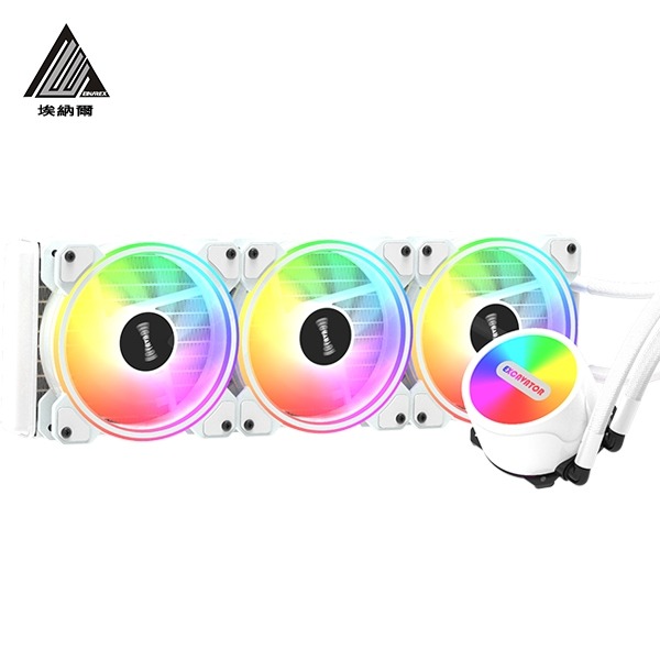 ~協明~ EINAREX埃納爾 凌鏡360 ARGB CPU水冷散熱器 白/黑-細節圖2