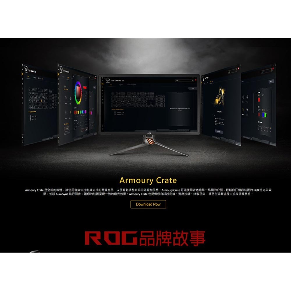 ~協明~ASUS 華碩 TUF GAMING K3 RGB 電競鍵盤 青軸/中刻-細節圖6