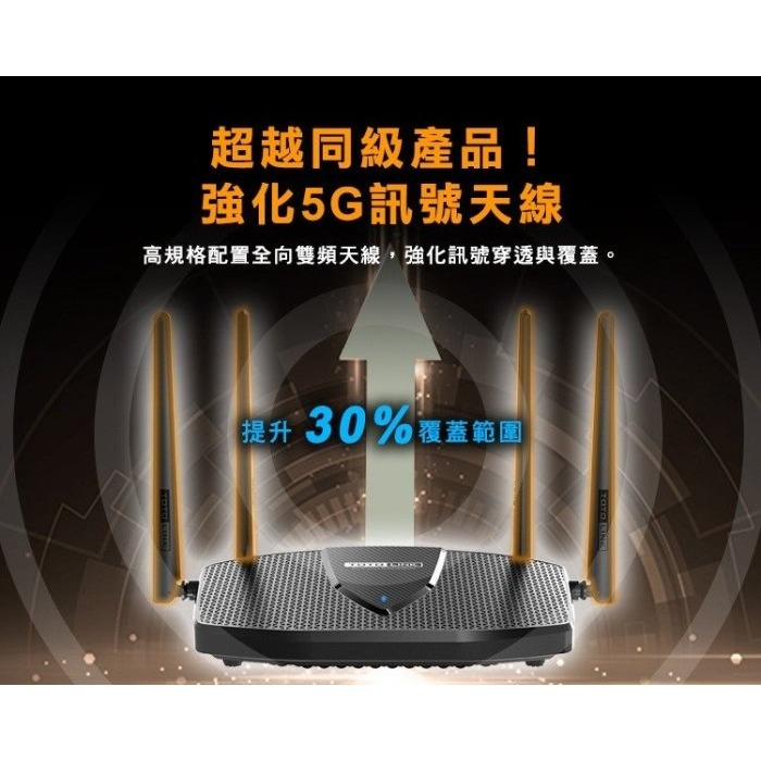 ~協明~ TOTOLINK X6000R AX3000 WiFi6 雙頻Giga網路分享器 Easy MESH-細節圖6