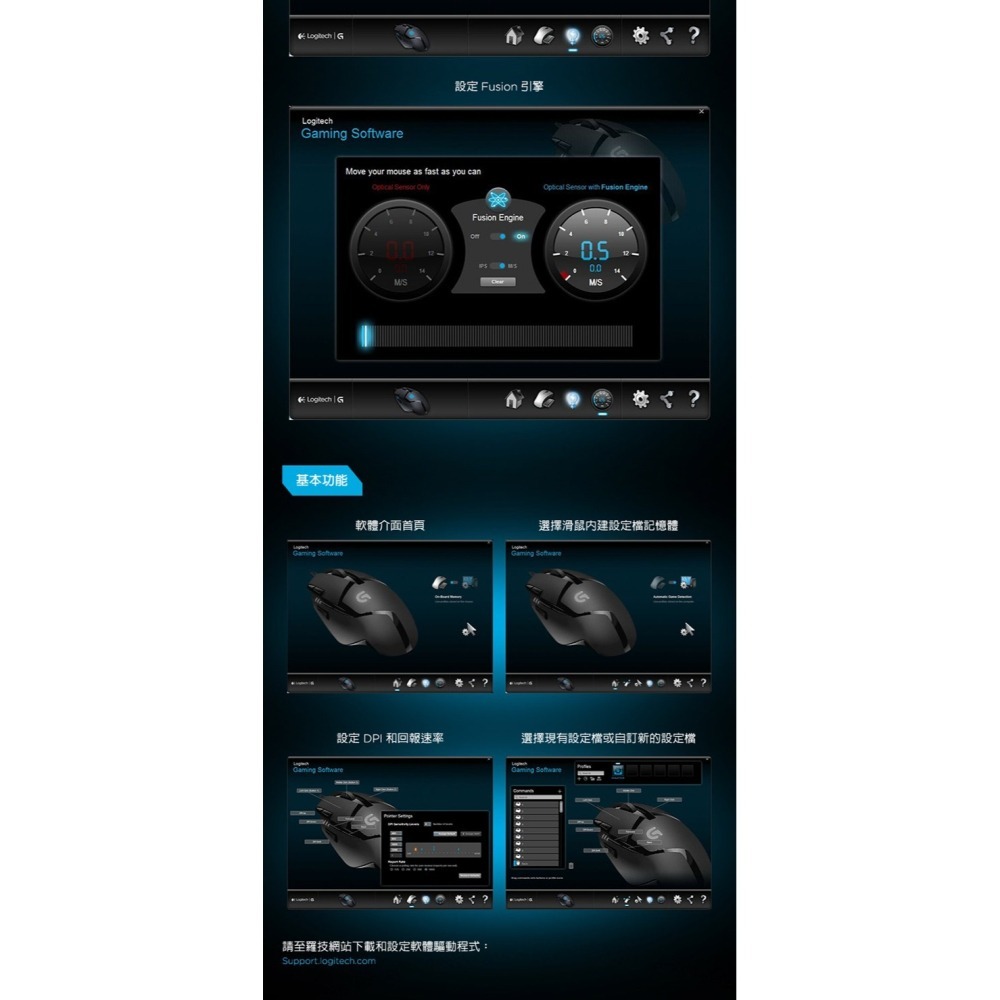 ~協明~ Logitech 羅技 G G402 高速追蹤遊戲有線滑鼠-細節圖9