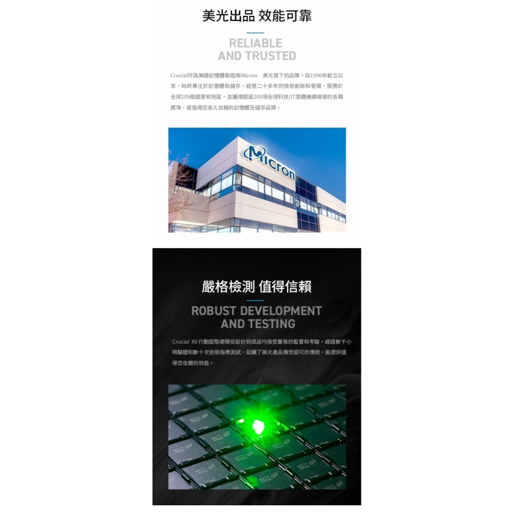 ~協明~ 美光Micron Crucial X6 500GB USB3.2 Gen2 SSD 行動硬碟-細節圖7